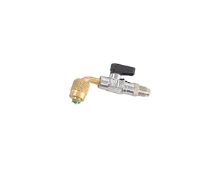 Vanne coudée à 90° 1/4''x1/4'' SAE RP1171