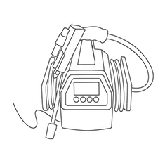Nettoyeur à vapeur pour entretien des climatiseurs, hottes, condensateurs, cuisine