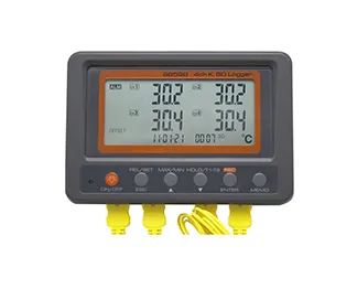Enregistreur 4 voies pour sondes thermocouples type-K avec écran LCD AZ-88598